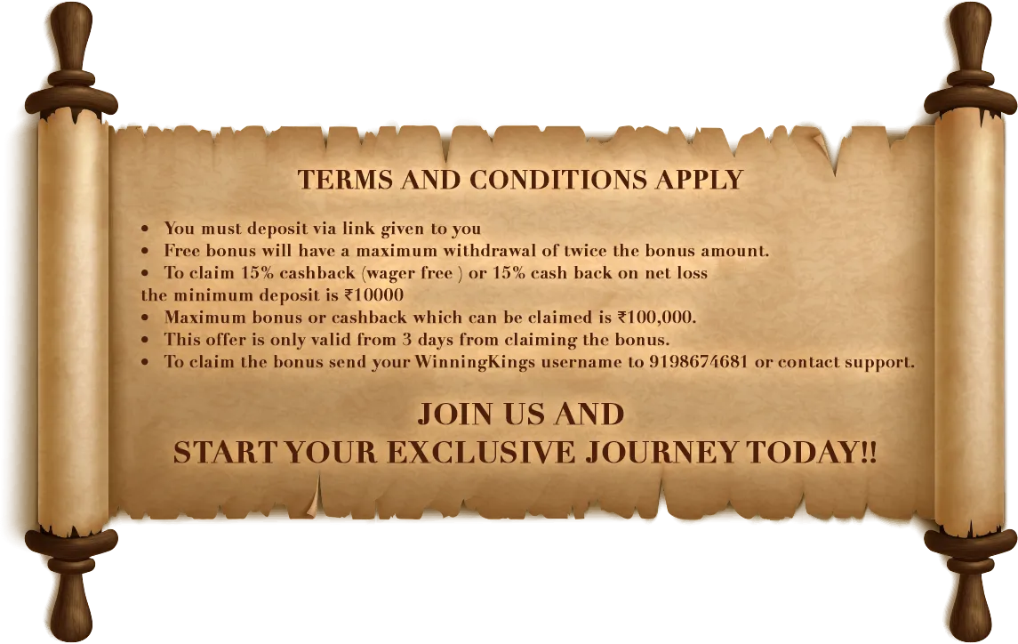 terms and conditions scroll